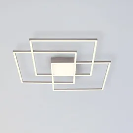 just light. LED-Deckenleuchte Asmin Alu, Eisen, Stahl & Metall