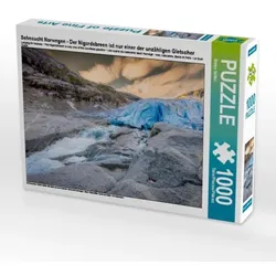 Sehnsucht Norwegen - Der Nigardsbreen ist nur einer der unzähligen Gletscher (Puzzle)