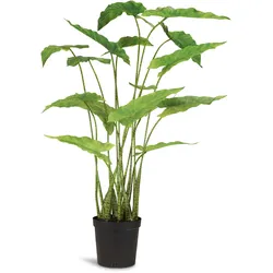 Zebra-Elefantenohr - Alocasia Zebrina Kunstpflanze 94 cm