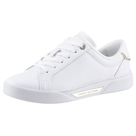 Tommy Hilfiger Damen Court Sneaker Schuhe, Weiß (White), 38