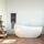 Relaxdays Handtuchleiter Holz & Metall Weiß