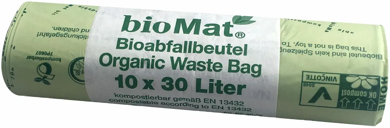 kompostierbare Bioabfallbeutel  30L 53x60cm, 10 Stk.