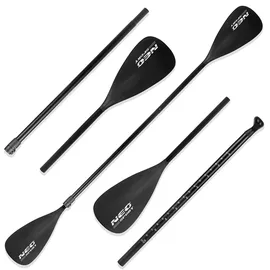 Neo-Sport 2-in-1-Paddel 230 cm Schwarz/Mehrfarbig