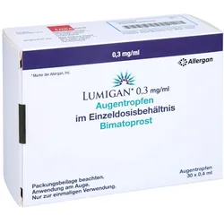 LUMIGAN 0,3 mg/ml Augentropfen im Einzeldosisbeh. 30X0,4 ml