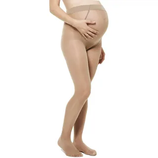 Mysanity Schwangerschaftsstrumpfhose, 70 Den abgestufte Kompression, Hirschfarbe 1 St