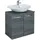 Pelipal Waschbeckenunterschrank 60 x 53 x 33 cm Grau