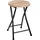 5five simply smart Klapphocker mit natürlichem Holzeffekt 0 x 0 x 0 cm Beige