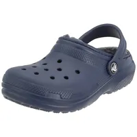 Crocs Classic Lined Holzschuhe - Navy / Charcoal -