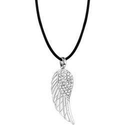 Nenalina Flügel Anhänger Kristalle 925 Silber silberfarben Damen 