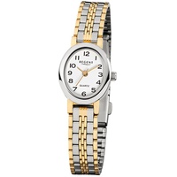 Regent Damen-Armbanduhr Elegant Analog Stahl ionenplattiert gold-Armband silber gold Quarz-Uhr URF393