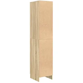 vidaXL Buffet-Schrank Sonoma Eiche 2 Türscharnier  mit Freistehende Lagerungslösung  Eiche