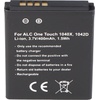 Akku passend für den Alcatel CAB0400000C1 Akku One Touch 1040X, One Touch 1042D, OT 1040X, OT 1042D