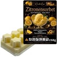 WonderWax Duftwachs WonderWax® Duftwachs 6 Sterne, (Zitronensorbet), Duftrichtung: Zitronensorbet