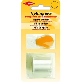 Kleiber 69997 Nylongarn/transparentes Garn, 100 Prozent Nylon, transparent, 10000 x 0,011 x 0,011 cm
