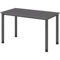 Bümö Schreibtisch Graphit, Graphit, Nachbildung, Rechteckig, 120x74x67.2 cm, FSC