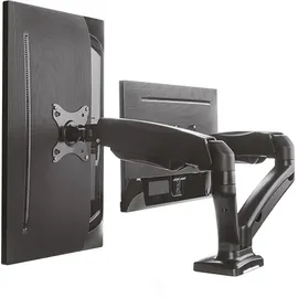 Icy Box IB-MS304-T Monitorhalterung für 2 Monitore Schwarz