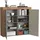 OTTO home Highboard 140 x 130 x 40 cm Taube Matt / Eiche Wotan