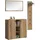 Möbel Boss STATION Garderobenset 157x192x37 cm braun