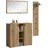 Möbel Boss STATION Garderobenset 157x192x37 cm braun