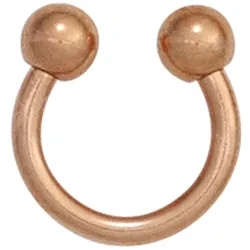 Nasenpiercing JOBO, rosa (roségoldfarben), Piercings, Damen, Edelstahl, Edelstahl roségoldfarben
