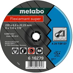 Metabo Flexiamant super Stahl Schruppscheibe gekröpfte Ausführung - 616275000
