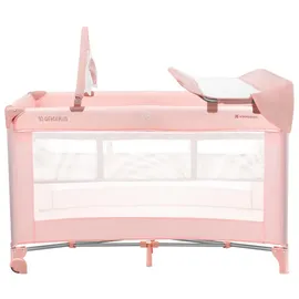KIKKABOO So Gifted Plus Reisebett Mit 2 Ebenen - Pink - One Size