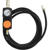Güde 2832 Mobiler Druckminderer MDM 300 (einsetzbar für sämtliche Druckluftwerkzeuge, Manometer 0-12 bar, stufenlos einstellbar) Schwarz