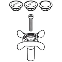 Hansgrohe Griff Axor Montreux 2-Griff Waschtischarmatur warm/kalt chrom