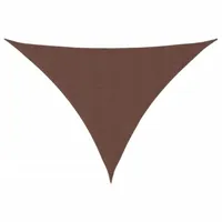 VidaXL Sonnensegel Oxford-Gewebe Dreieckig 3x4x5 m Braun