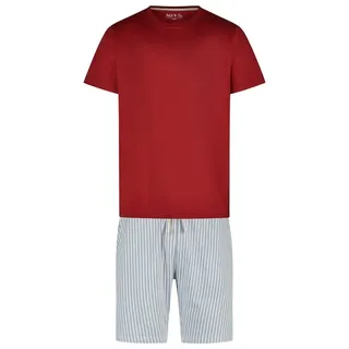 Phil & Co. Berlin Pyjama Shorty bunt/rot XXL