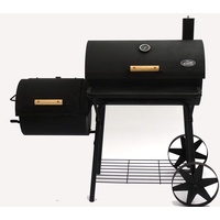 I&O BBQ ® Smoker Grill "Cajun" Pro ; Lokomotive, Kohlegrill