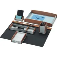 RUMOLD Schreibtisch-Set Buche/Aluminium VE=6 Stück