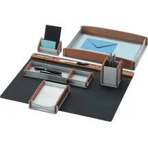 RUMOLD Schreibtisch-Set Buche/Aluminium VE=6 Stück
