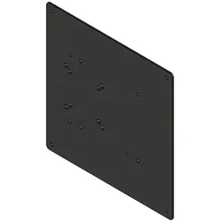 HAGOR - Montagekomponente für Samsung QB/QH/QM 49 – 65 Portrait Adapterplatte"