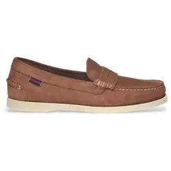 Sebago für Herren. 7111MSW Dan Boat Leder Loafers braun (41), Wohnung, Keine, Lässig