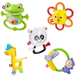 FISHER-PRICE GGF02 Fisher-Price Tierische Beißringe, sortiert