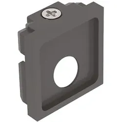 Ideal Lux Endkappe EGO END CAP LOW CON FORO, schwarz IDEA-267258