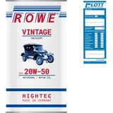 Rowe Motoröl HIGHTEC VINTAGE SAE 20W-50 UNLEGIERT (20218) 5L