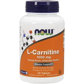NOW Foods L-Carnitin 1000 mg Tabletten 50 St