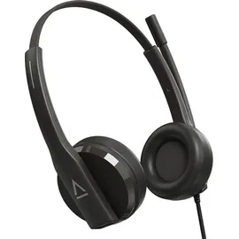 Creative Labs Creative HS-230 USB- & 3,5-mm-On-Ear-Headset mit Geräuschunterdrückendem Mikrofon, Integrierter Stummschaltung/Lautstärkeregelung, Plug-and-Play für Videokonferenzen