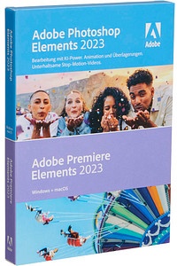 Adobe Photoshop Elements & Premiere Elements 2023 Software Vollversion (PKC)