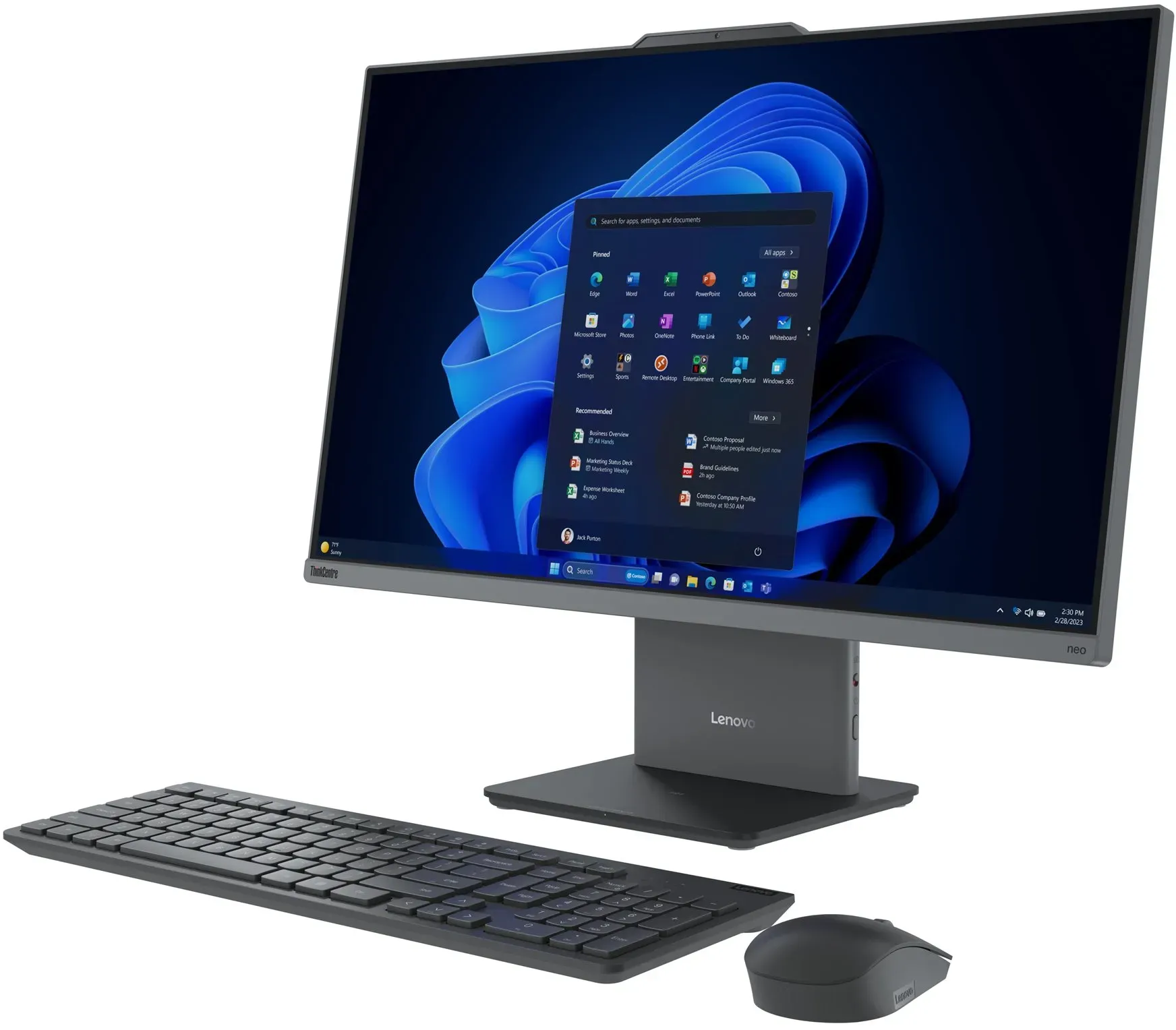 Lenovo ThinkCentre neo 50a 27 G5 12SA - All-in-One (Komplettlösung)