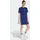 adidas Shirtkleid Blau/Weiß M