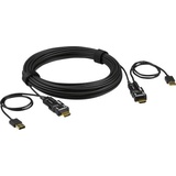 ATEN HDMI Anschlusskabel HDMI-A Stecker, HDMI-A Stecker 30.00m Schwarz VE7833-AT 4K UHD HDMI-Kabel