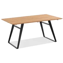 Niehoff Ebla Gartentisch 180 x 95 x 76 cm Braun/Schwarz