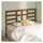 vidaXL Bett-Kopfteil Honigbraun 166x4x104 cm Massivholz Kiefer
