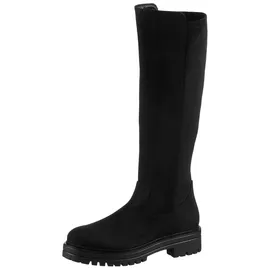 aniston shoes Stiefel ANISTON SHOES, Damen, Gr. 40, Normalschaft, schwarz, Velourslederimitat, Schuhe Stiefel, Stretch-Stiefel mit Innen-Reißverschluss - NEUE KOLLEKTION, Topseller