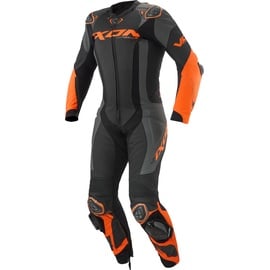 IXON Vortex 3 Lederkombi - Black / Anthracite / Orange - 4XL