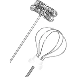 Bialetti Milchaufschäumer 6770, Edelstahl, akkubetrieben, silber