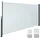 Tectake Aluminium Seitenmarkise 300 x 160 cm grau